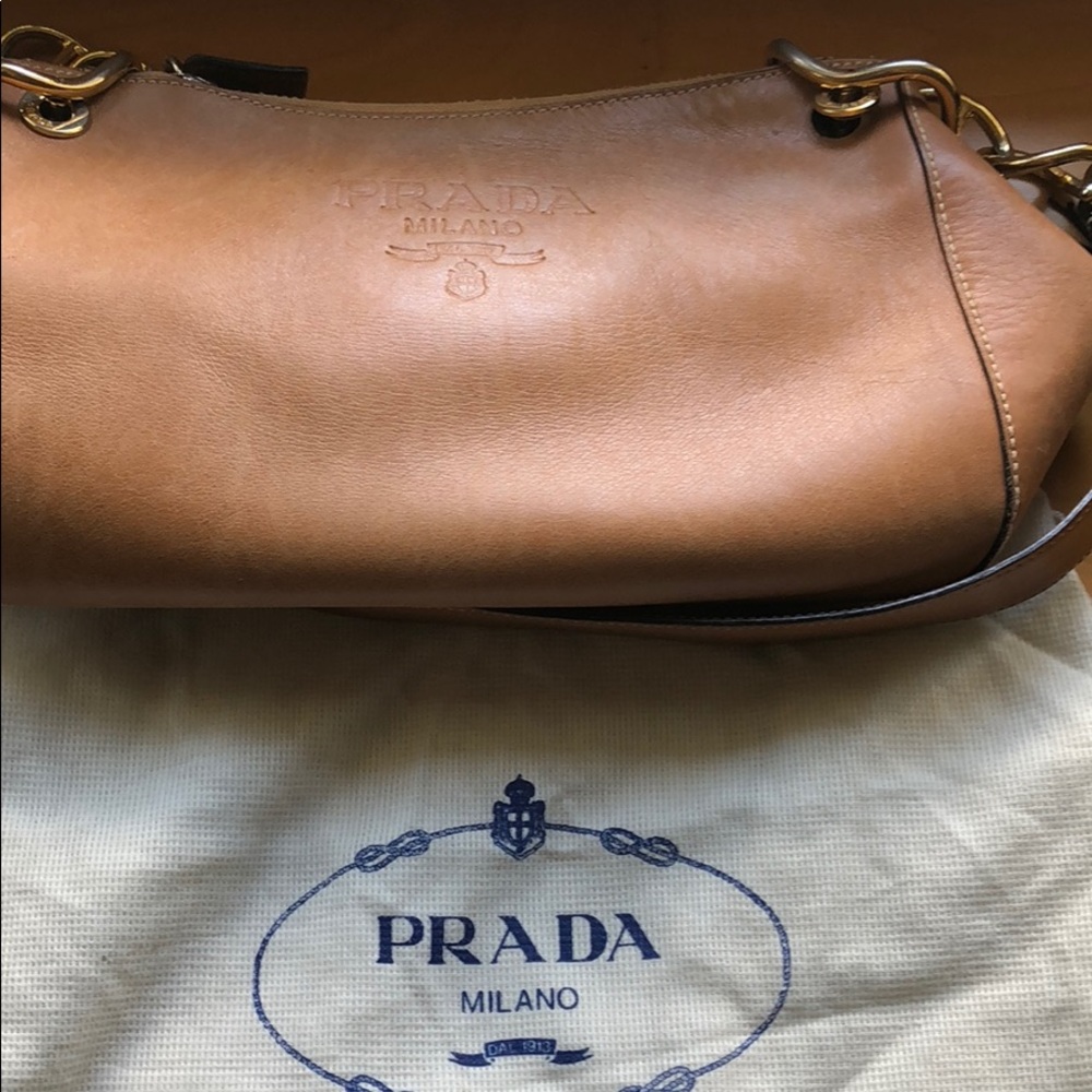Prada leather purse